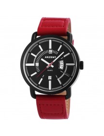 Montre Akzent pour homme avec bracelet en similicuir rouge foncé SS7571000022 Akzent 19,90 €