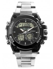 Reloj digital Akzent para hombre y manecillas con correa de metal. 2420024-001 Akzent 29,90 €