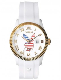 Montre PLAYBOY USA 42WG - Blanche USA42WG Playboy 29,90 €