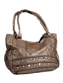 Große Handtasche 43 x 30 cm - Farbe Taupe 38421 Paris Fashion 18,00 €