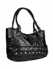 Large handbag 43 x 30 cm - Black color 38424 Paris Fashion 18,00 €