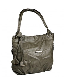 Vintage Handtasche 42 x 32 cm - Khaki 38429 Paris Fashion 19,90 €