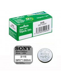 Caja de 10 pilas de botón Sony Murata SR716SW 315 sin mercurio 4931510-10 Sony 25,50 €