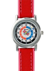 Montre pédagogique DOMI, bracelet synthétique rouge 753271 DOMI 49,90 €