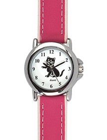 Reloj educativo DOMI, modelo gato, pulsera sintética rosa. 754896 DOMI 29,90 €