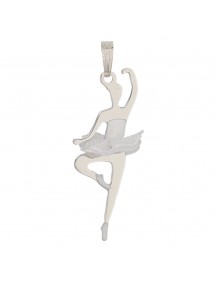 Pendente in argento rodiato decorato con tutù in tessuto bianco 31610313 Laval 1878 15,00 €