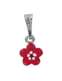 Pendentif fleur fuchsia en argent rhodié 3161004 Suzette et Benjamin 19,90 €