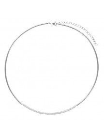 Collier en acier rigide et cristaux blancs 317681 One Man Show 54,50 €