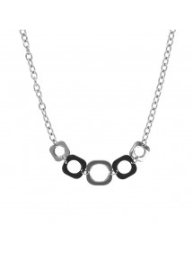 Collier en acier One Man Show en forme de carré arrondi 31710112 One Man Show 18,00 €