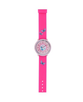 Kinderuhr "Butterflies" rosa Kunststoffgehäuse und Armband, mvt PC21 753993 DOMI 36,00 €