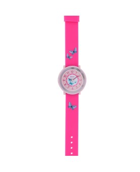 Reloj infantil "Mariposas" caja y pulsera de plástico rosa, mvt PC21 753993 DOMI 36,00 €