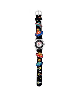 Montre enfants NASA ESPACE BNA20129-003 - Bracelet Silicone Noir