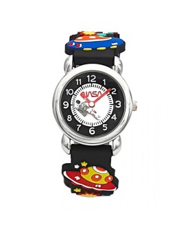 Children's watch NASA SPACE BNA20129-003 - Black Silicone Strap BNA20129-003 Nasa Kids 59,00 €