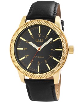 Reloj Q&Q para hombre con caja dorada y manecillas luminosas, resistente al agua hasta 5 bar QB20J102Y Q&Q 37,50 €