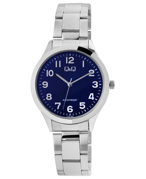 Q&Q men's quartz watch by Citizen with silver Arabic numerals Black, Silver C228-801Y Q&Q 29,95 €