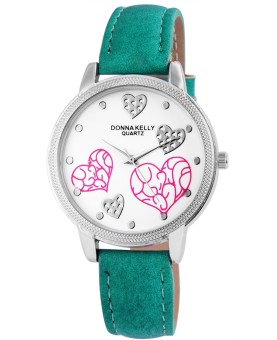 Montre Donna Kelly pour femme avec bracelet en imitation cuir vert 191026000001 Donna Kelly 16,00 €