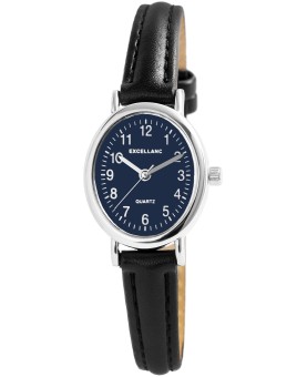 Montre pour femme Excellanc cadran noir et bracelet en similicuir noir 1900265-004 Excellanc 26,00 €