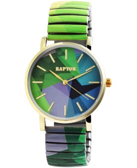 Reloj para mujer Raptor de edición colorida, acero inoxidable, analógico de cuarzo, estampado colorido RA10205-003 Raptor 49,...