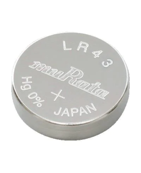 Battery Murata LR43 - 186 Alkaline without mercury