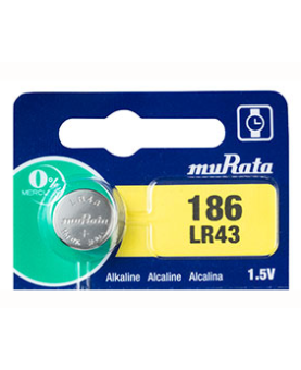 Batterie Murata LR43 - 186 Alkaline ohne Quecksilber 4900435 Murata 2,90 €