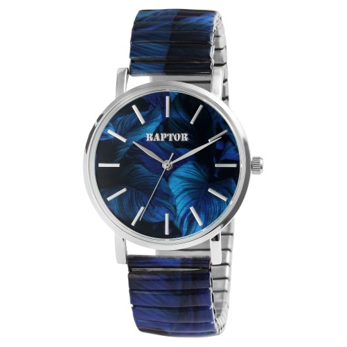 Montre Colorful Edition Raptor RA10205-052 pour femme, acier inoxydable, analogique à quartz, Motif imprimé coloré RA10205-05...