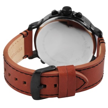 Raptor Limited RA20130-006 Men's Quartz Watch with Genuine Leather Strap and 3 Time Zones RA20130-006 Raptor 89,95 €