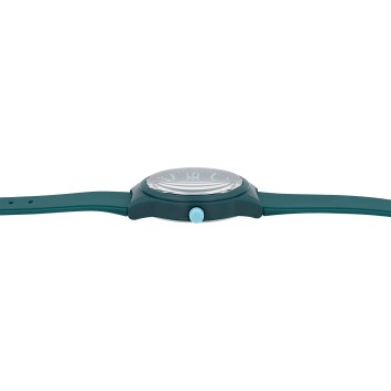 Q&Q unisex watch with green silicone strap, water resistant 10 bars VR28J031Y Q&Q 35,90 €