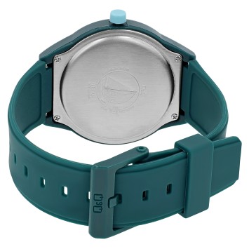 Q&Q unisex watch with green silicone strap, water resistant 10 bars VR28J031Y Q&Q 35,90 €