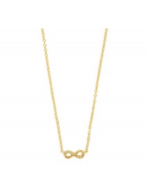 Collana modello infinity dorato e zirconio 327152 Laval 1878 56,00 €