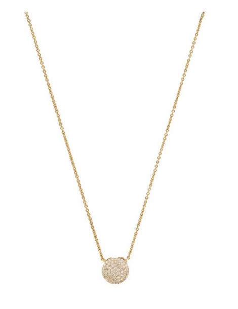 Collier plaqué Or et rond en oxydes de zirconium 327156 Laval 1878 69,90 €