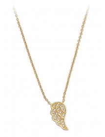 Collier aile en oxydes de zirconium blancs et plaqué Or 327140 Laval 1878 59,90 €