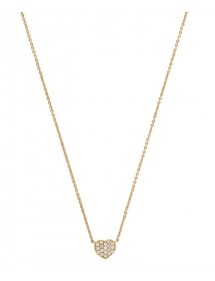 Collier plaqué Or et coeur en oxydes de zirconium 327158 Laval 1878 64,90 €