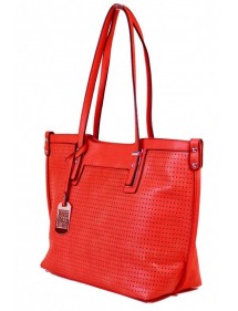 Cabas perforated area Tom & Eva - Watermelonred