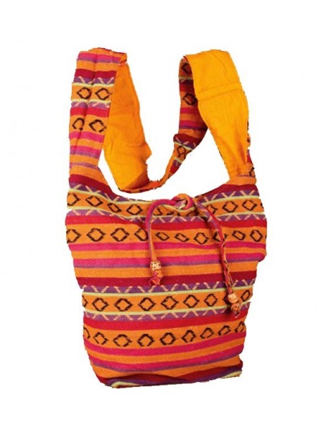 Besace indienne orange 100% coton 47393 Paris Fashion 18,90 €