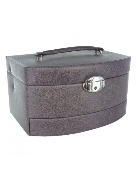 Coffre à bijoux façon vachette - Gris violine 702 562 Laval 1878 115,00 €