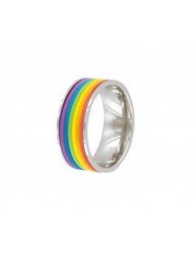 Anillo arcoiris de acero inoxidable 311422 One Man Show 18,90 €