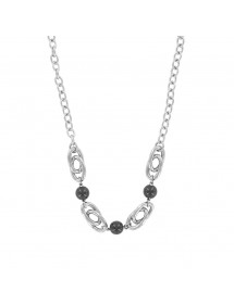 Collier One Man Show en acier et boules noires 31710221N One Man Show 52,00 €