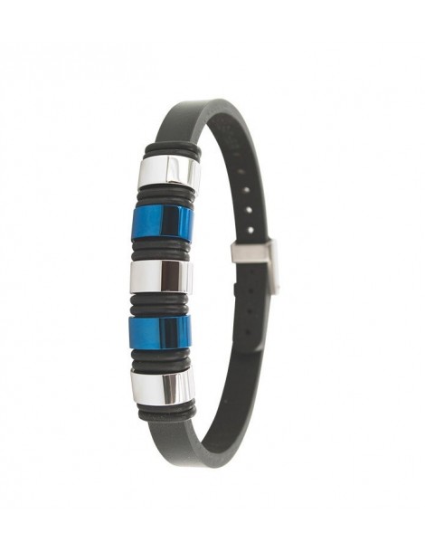 Bracelet steel and leather One Man Show 31812311 One Man Show 39,90 €
