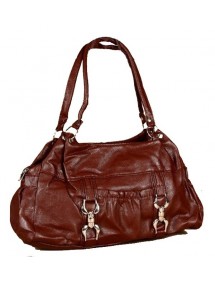 Sac à main de femme dimensions 38 x 28 cm - Marron 35997 Paris Fashion 18,00 €