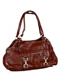 Woman's handbag dimensions 38 x 28 cm - Brown 35997 Paris Fashion 18,00 €