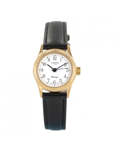 Uhr Frau Gold Gehäuse schwarz Armband LAVAL 1878 755218 Laval 1878 129,00 €