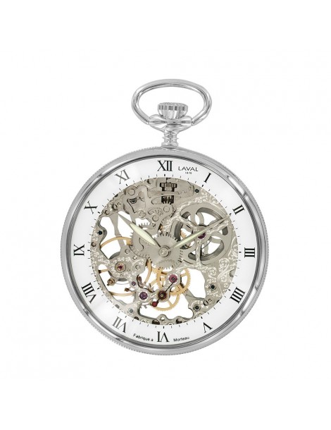 Laval 1878 mechanische Uhr und Skelettuhr, Silber 755245 Laval 1878 310,00 €