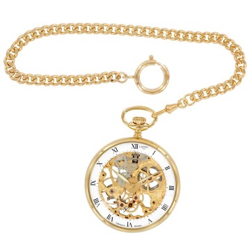 Laval 1878 clock and mechanical skeleton watch, golden yellow 755244 Laval 1878 310,00 €