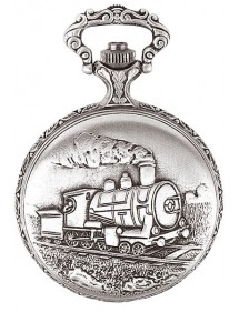 LAVAL pocket watch, palladium with locomotive cover 755168 Laval 1878 119,00 €