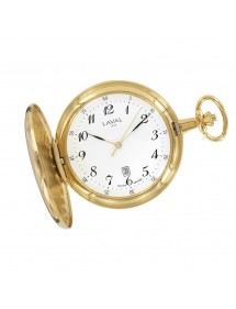 LAVAL pocket watch, golden brass double-sided motif with chain 755003 Laval 1878 169,00 €