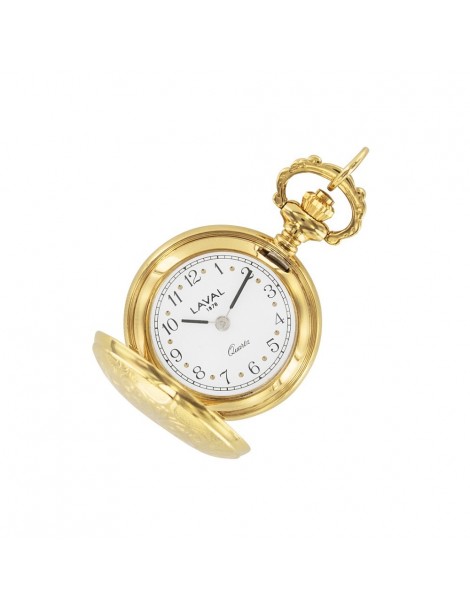 Montre pendentif doré à motif fleuri, boitier avec couvercle 755252 Laval 1878 159,00 €