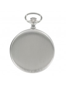 Laval 1878 pocket watch, dual display, 3 hands, silver