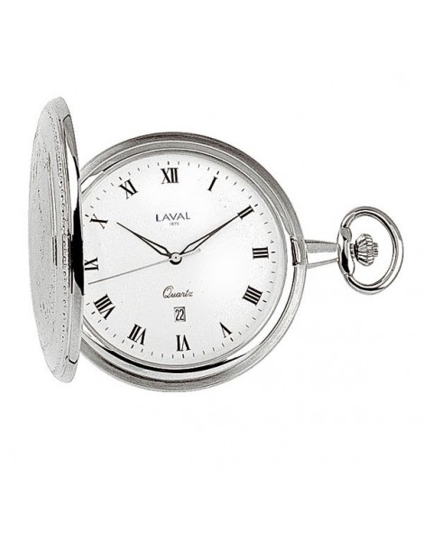 LAVAL pocket watch, silver metal, 3 hands Roman numerals 750273 Laval 1878 195,00 €
