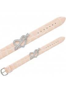 Bracelet Laval avec cœur traversé par une flèche - Saumon 473157 Laval 1878 16,00 €