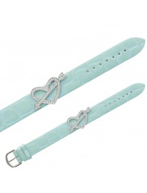 Laval bracelet with heart crossed by an arrow - Sky blue 473158 Laval 1878 6,90 €